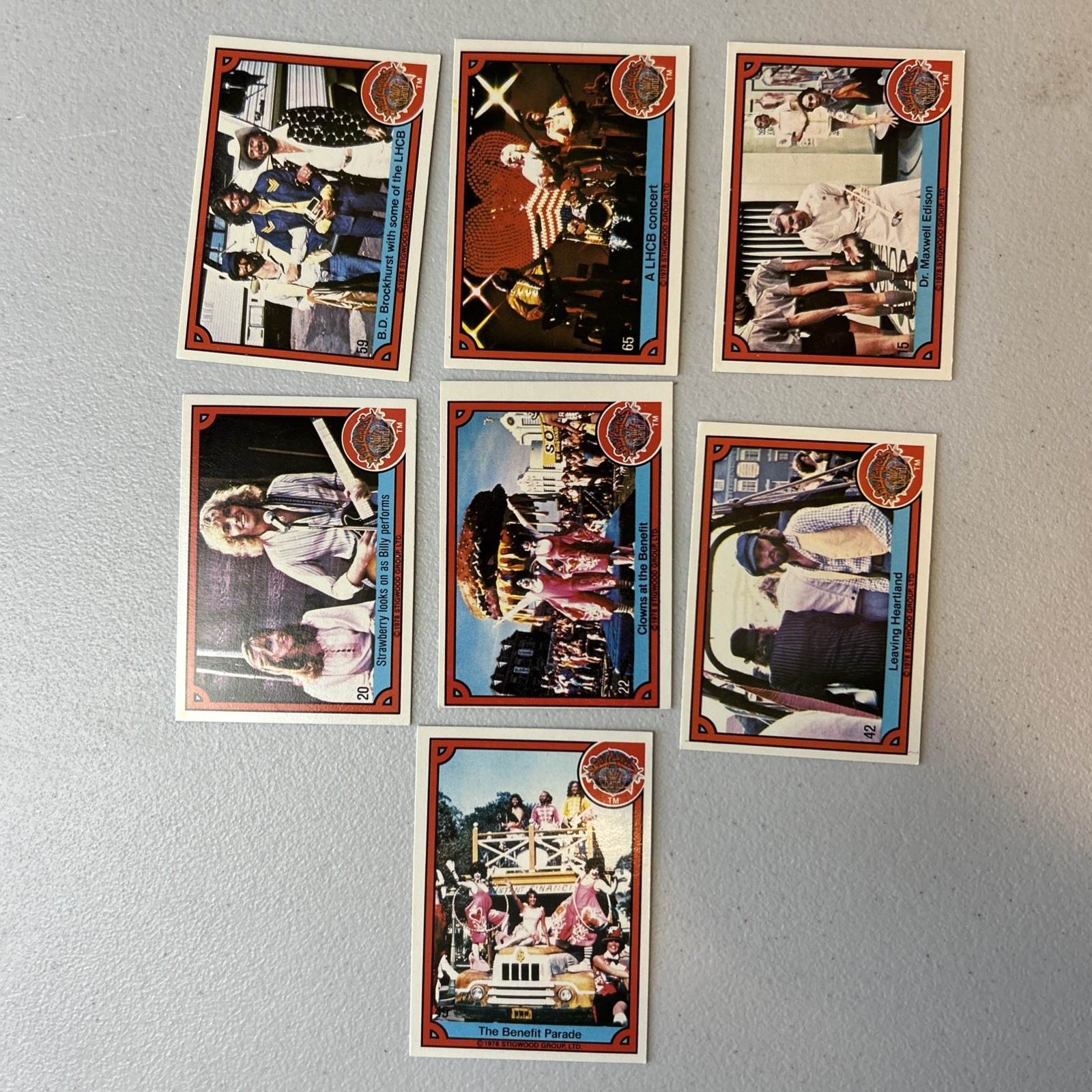 Sgt. 1978 Carte Peppers Lonely Hearts Club Band lotto di 7 più involucro EX