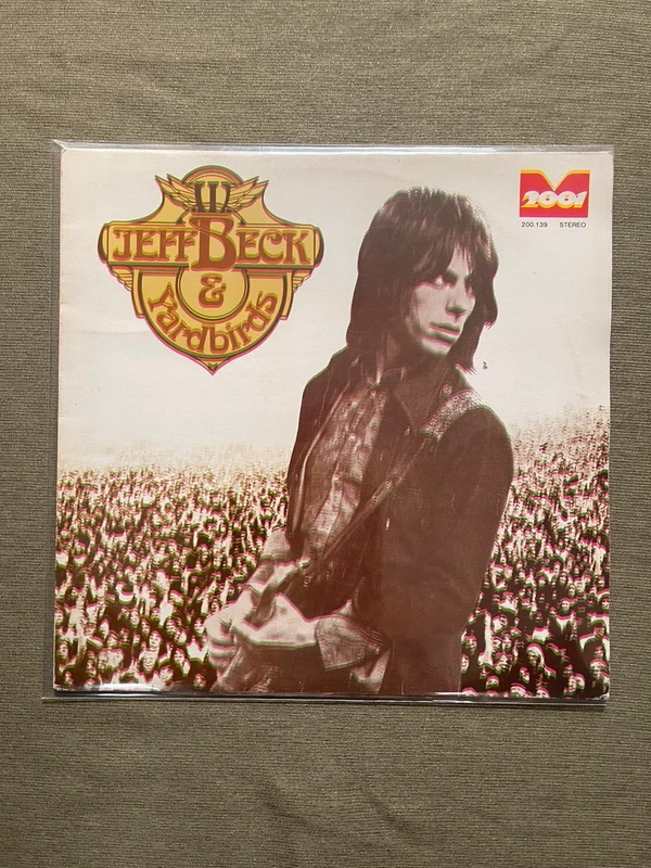 Jeff Beck & Yardbirds 33 rpm vinyl lp album record