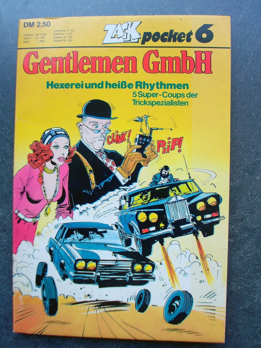 Zack Pocket 6: Gentlemen GmbH, corallo 1980, libro tascabile