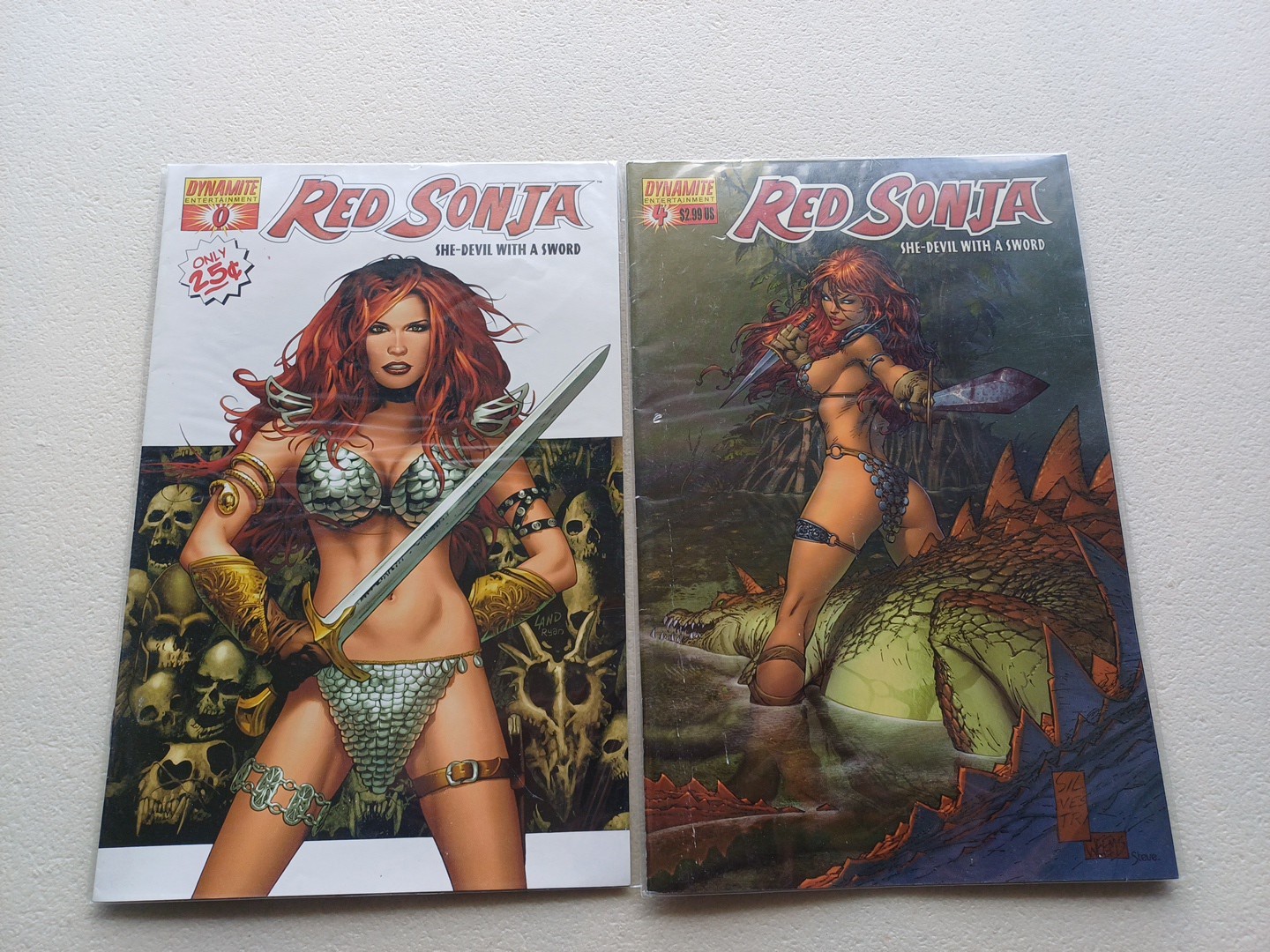 Red Sonja Comic Lot x2 Dynamite Entertainment She-Devil With A Sword VF