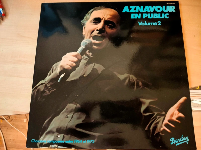 Charles Aznavour – Aznavour En Public - Volume 2 - 2 x Vinyle 33 tours