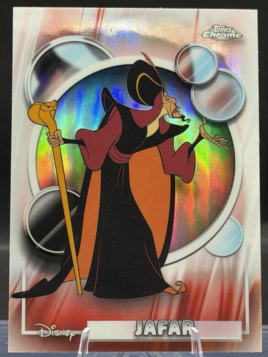 Jafar - Rifrattore Disney cromato Topps 2026 #84