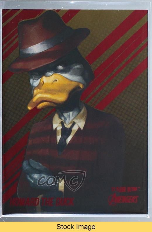 2022 Fleer Ultra Avengers Gold Rainbow Foil Howard the Duck #29 READ 0qg1