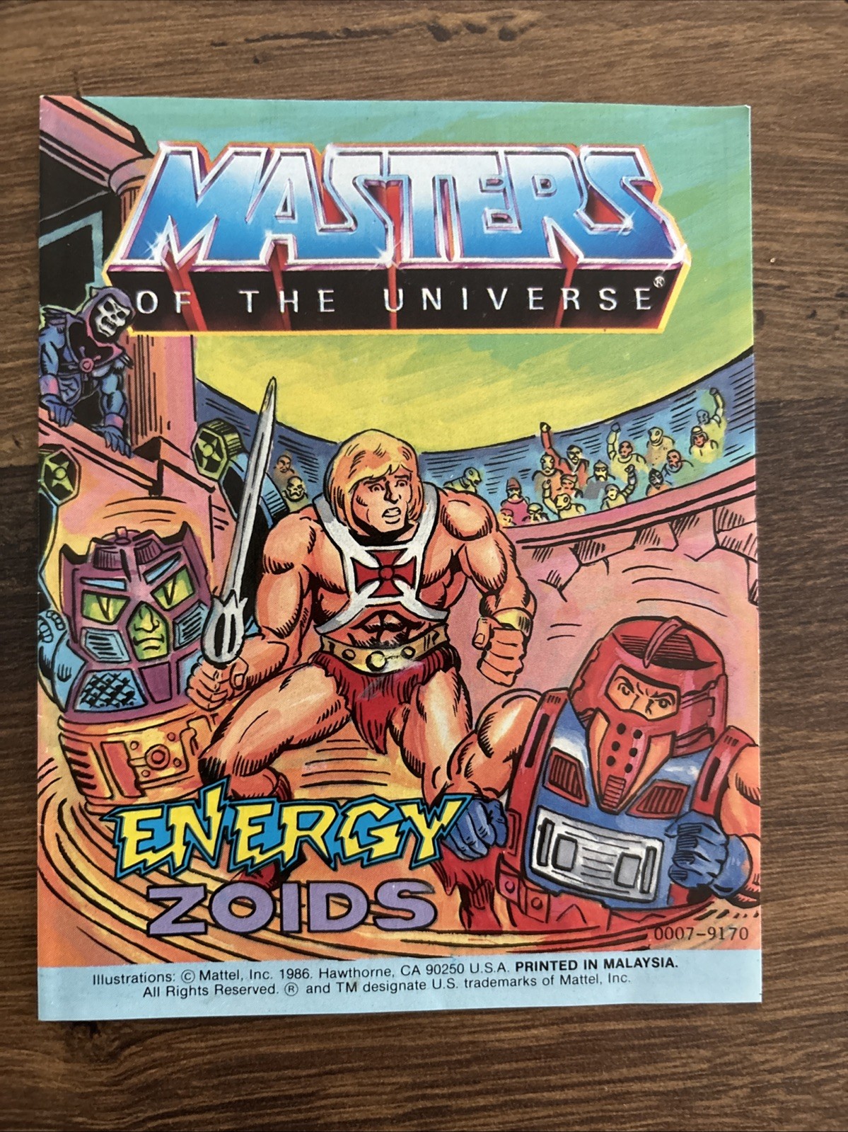 Masters of the Universe Minicomic - Zoidi energetici