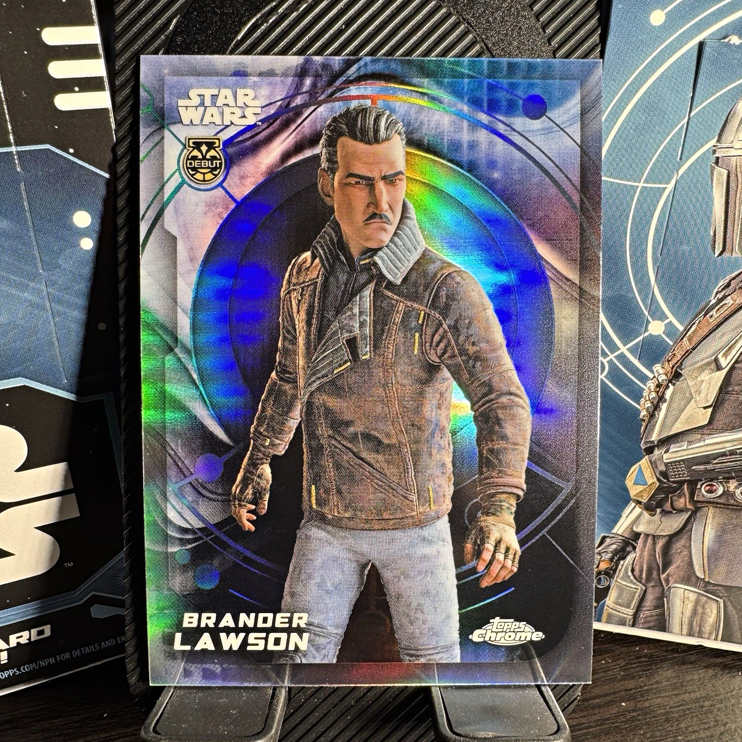 2026 Topps Chrome Star Wars Shadow Lord Debut Brander Lawson #181 Refractor