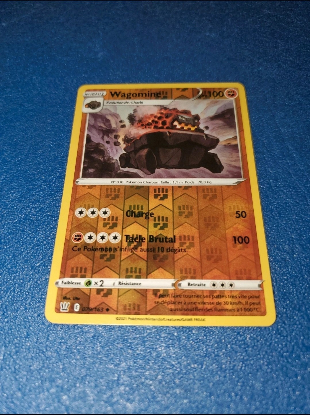 Wagomine reverse 079 163 Carte card pokemon Pokémon