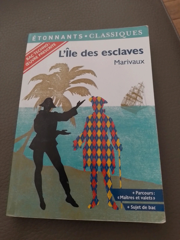 Livre L'île des esclaves de Marivaux