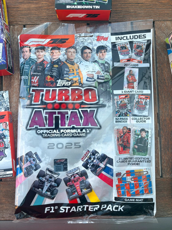 Topps Turbo Attax F1 2025 – Starter Pack Neuf Scellé – Éditions Limitées