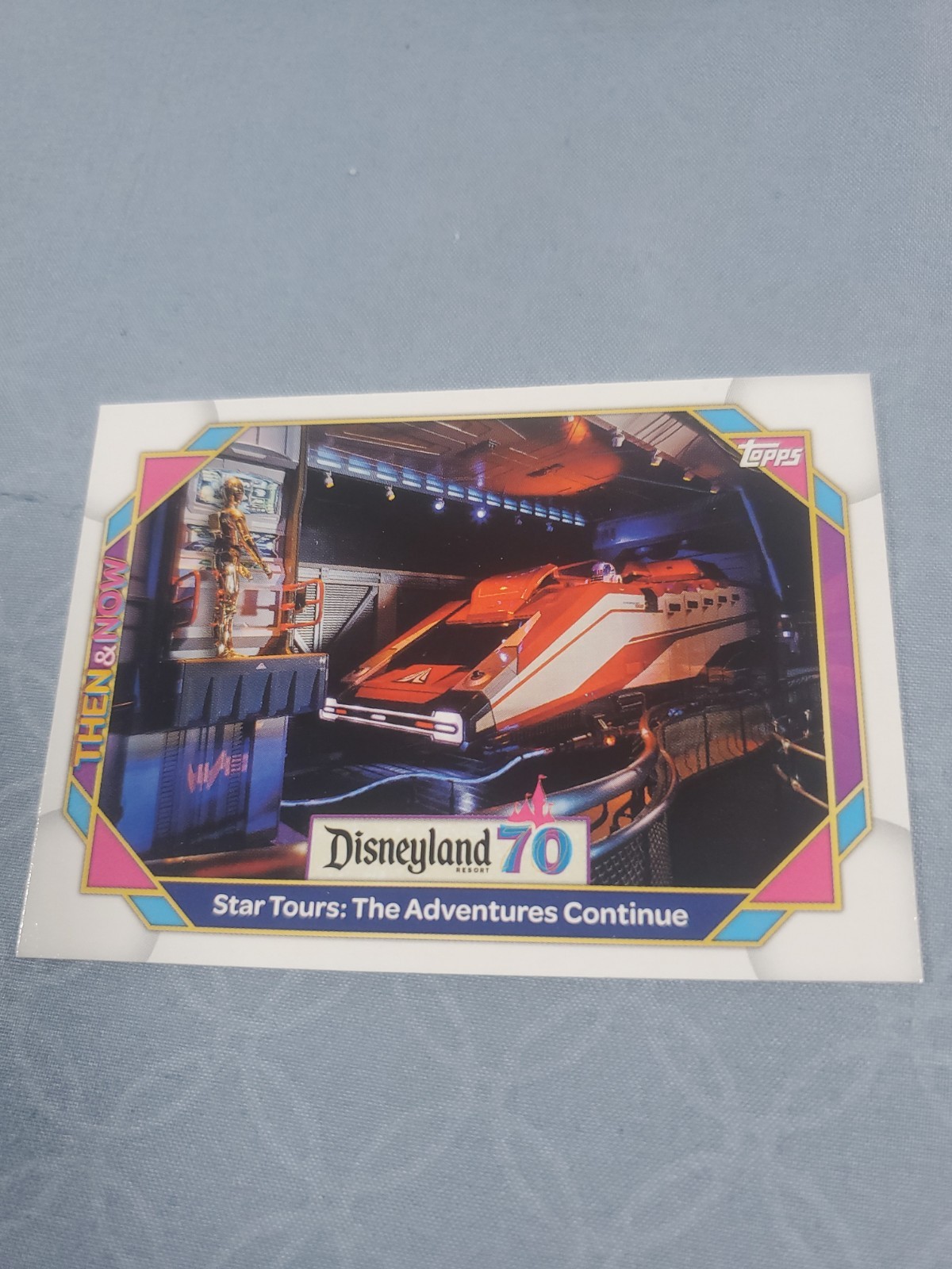 Carta Topps Disneyland 70 Star Tours #53 non sportiva