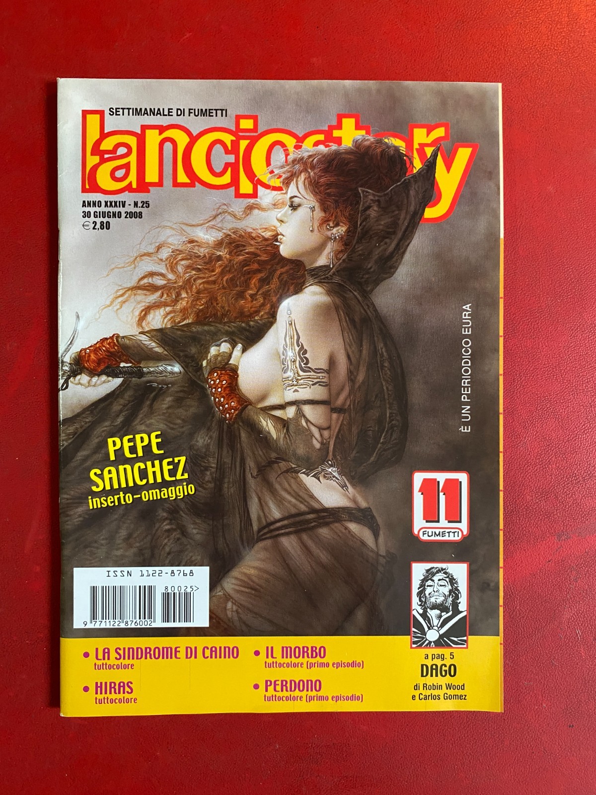 LANCIOSTORY n. 25 Ed. Eura (30-6-2008) Fumetto DAGO + inserto PEPE SANCHEZ
