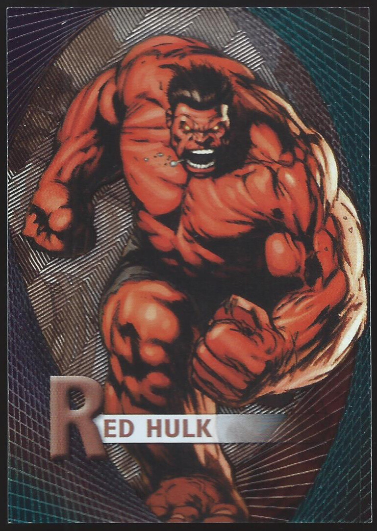 2012 Marvel Beginning Series 2 PRIME MICROMOTION Foil inciso #M-41...RED HULK