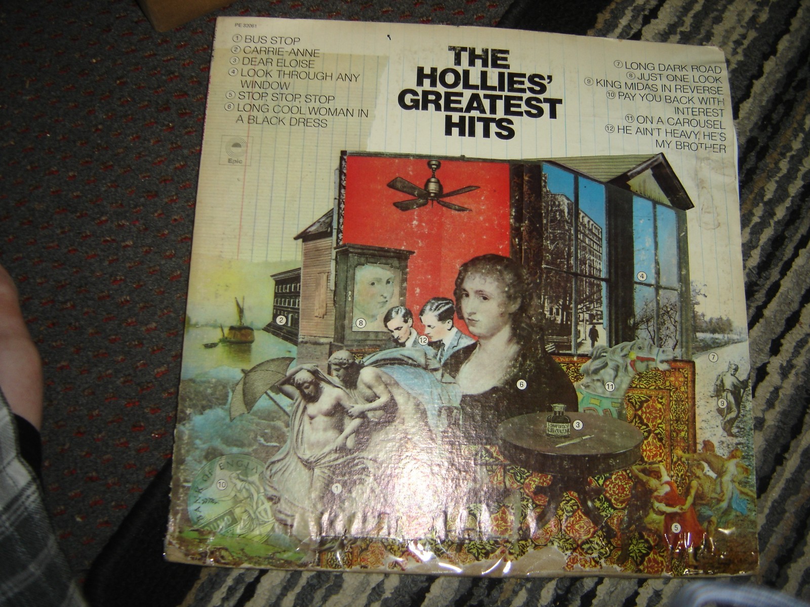 The Hollies - Greatest Hits 1974 USA Reissue Vinyl LP F/VG