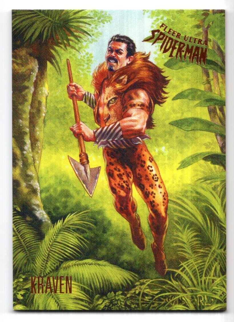 2017 Fleer Ultra Spider-Man Base Set Card #29...KRAVEN