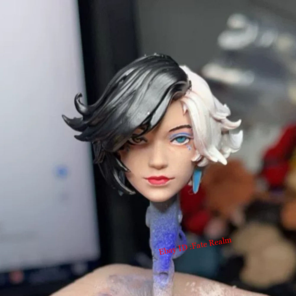 1/12 Luna Snow Seol Hee Head Carving For 6" ML Romankey Figure Body
