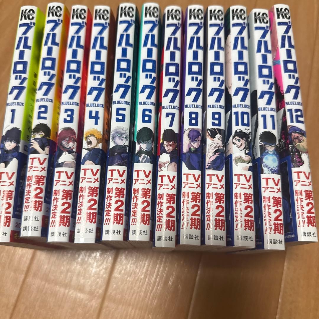Blue Lock Manga Vol 1-12 Set Giapponese