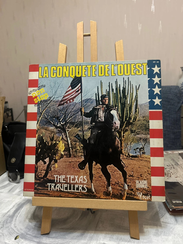 Texas travellers la conquête de l’ouest double 33 tours vinyle