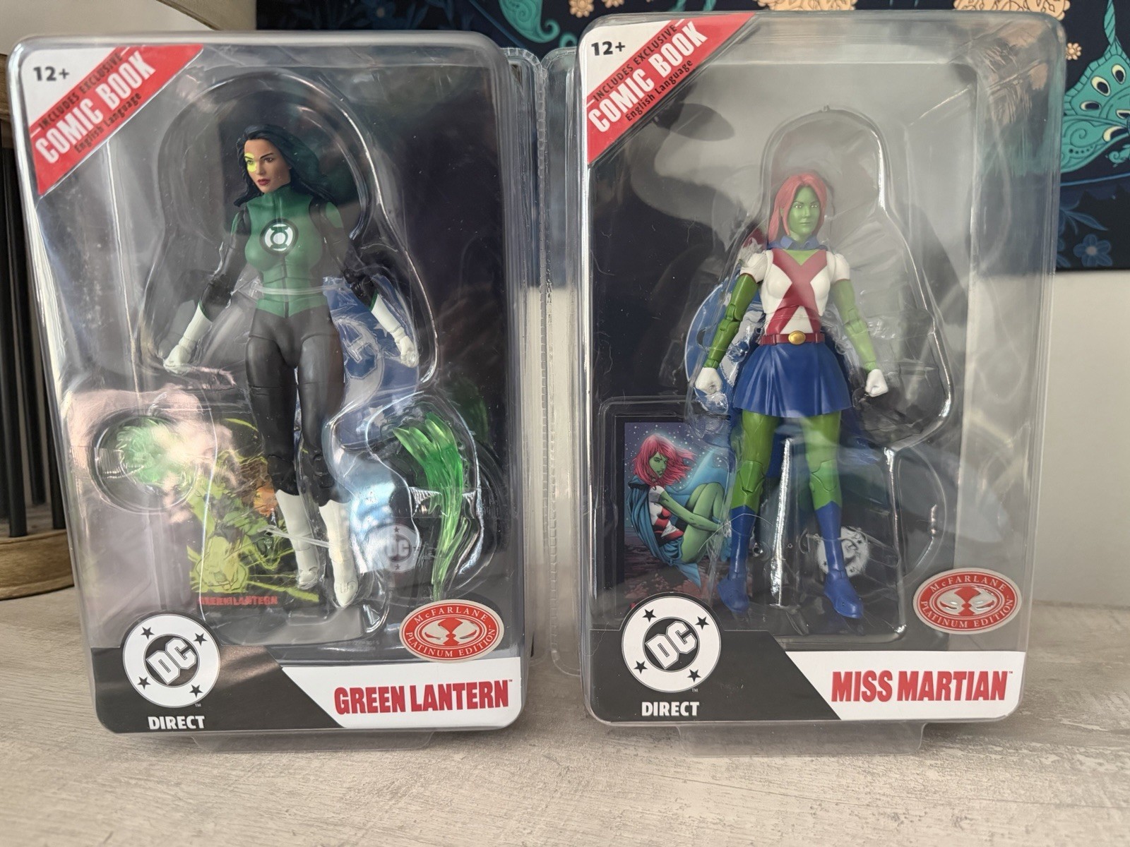 McFarlane DC Page Punchers Miss Martian & Jessica Cruz GameStop Exclusive Lot