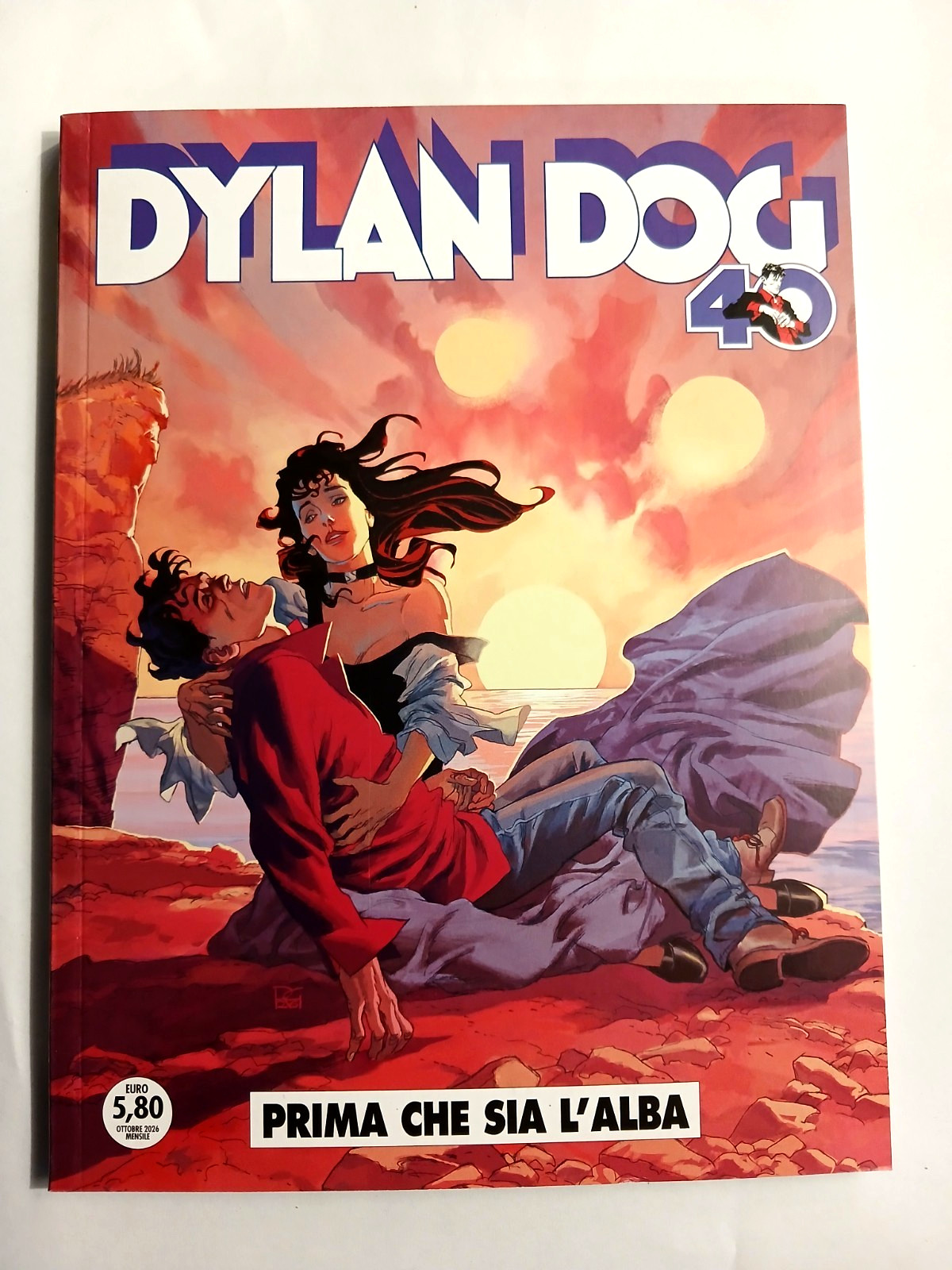 Dylan Dog 40° Anniversario  N. 481 - Prima che sia l’Alba - Copertina CESTARO
