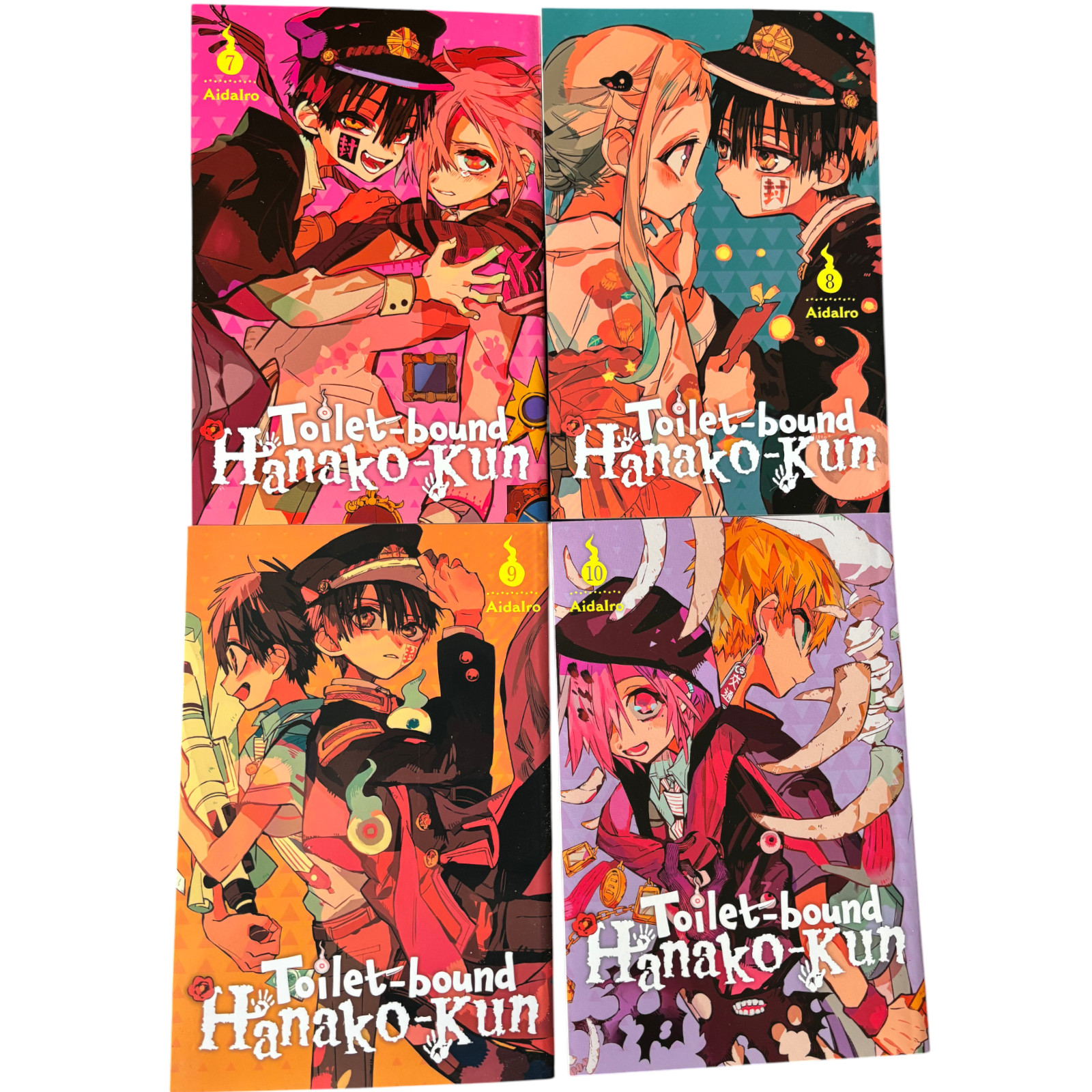 Toilet-Bound Hanako-Kun manga inglese lotto di 4 volumi 7-10 NUOVI