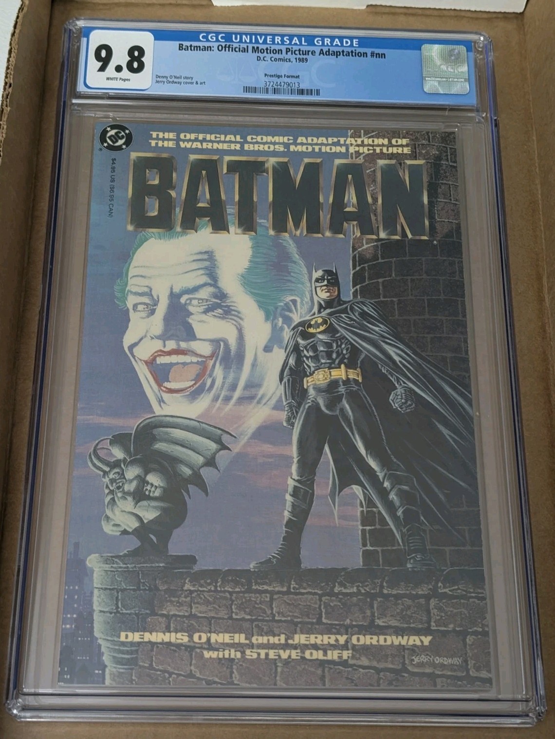 CGC 9.8 Batman adattamento cinematografico ufficiale DC Comics 1989 formato prestigio