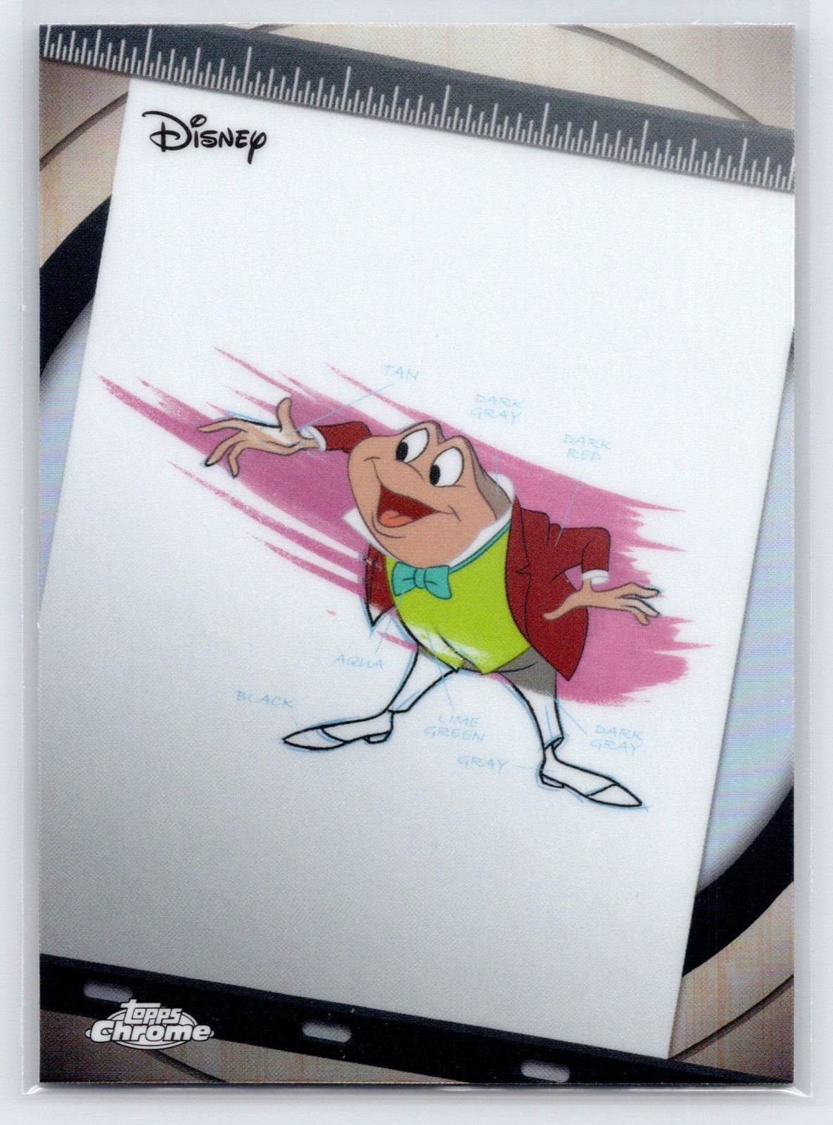 Inserto 2026 Topps Disney inchiostro cromato e vernice Mr. Toad I&P-7