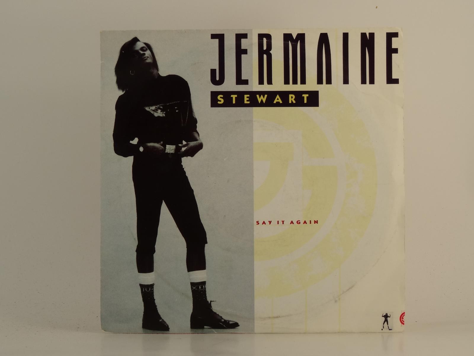 JERMAINE STEWART SAY IT AGAIN (85) 2 Track 7" Single including Picture Sleeve TE
