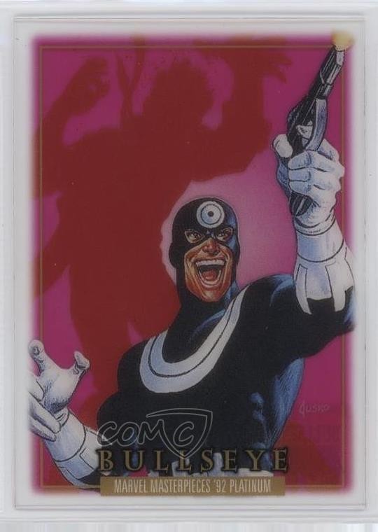 2024 Upper Deck Marvel Masterpieces '92 Clear Cut Bullseye #19 4et
