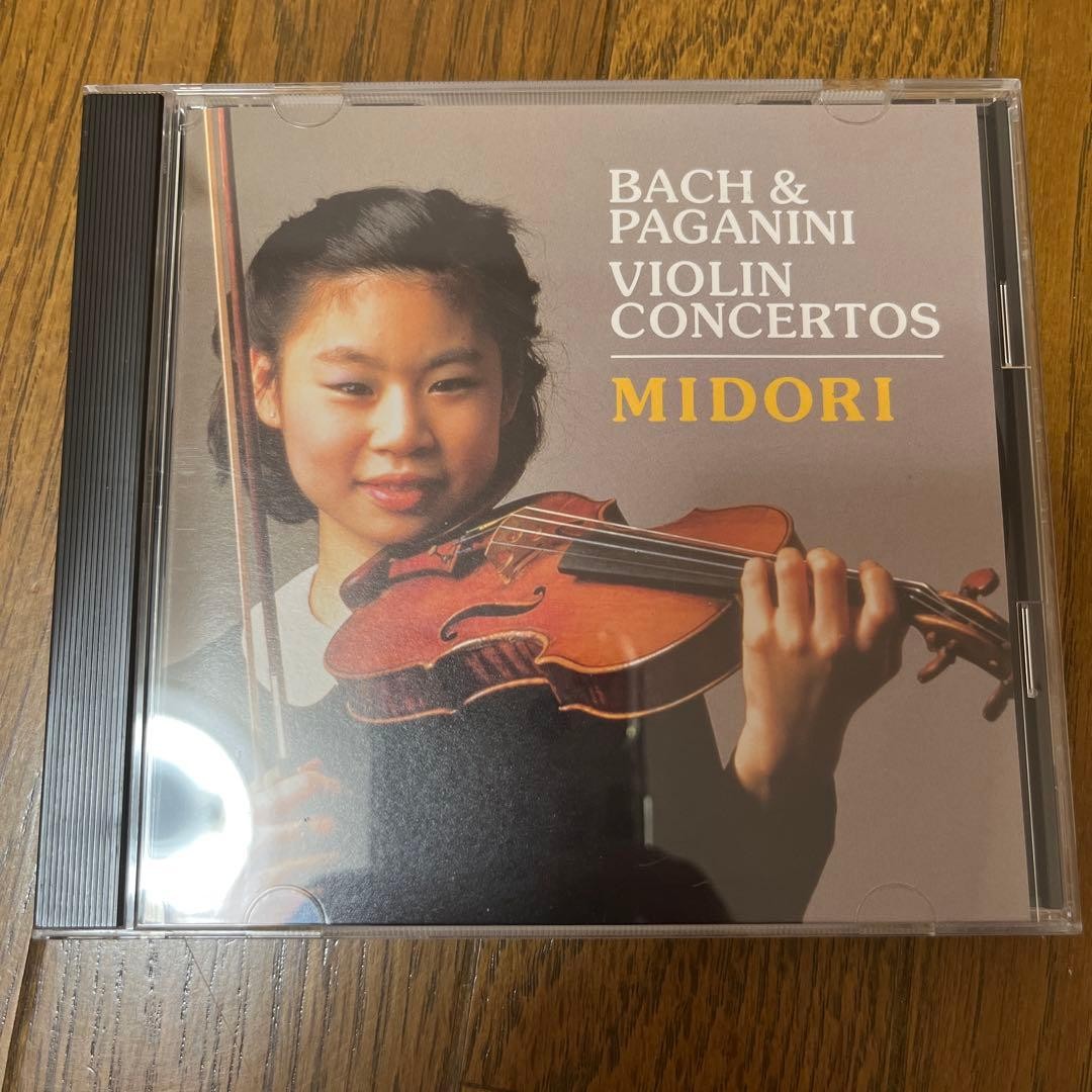 Cd Midori Bach Paganini Violin Concerto Classical Music Album Used Condition X