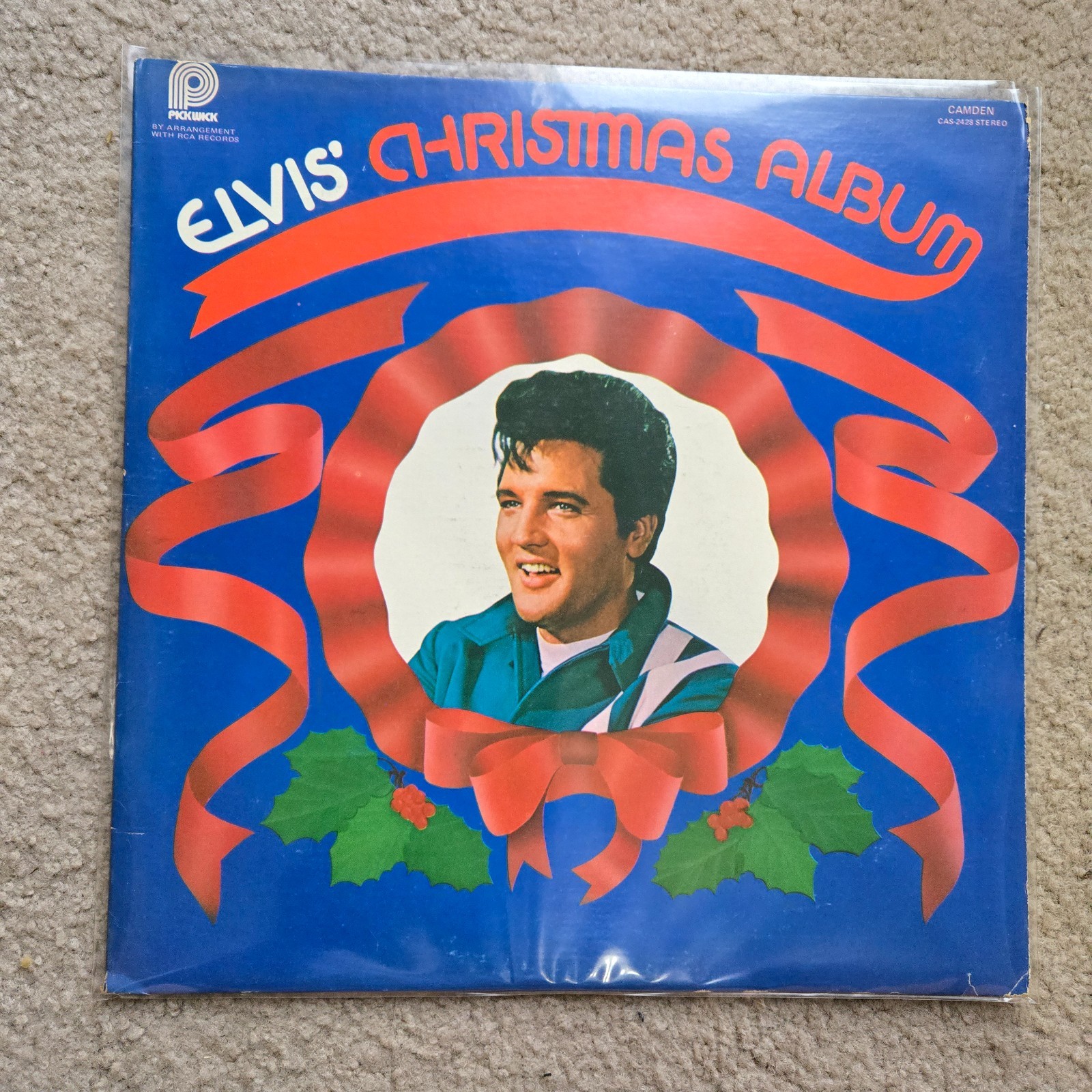 ELVIS PRESLEY Christmas Album POP ROCK LP Vinyl Record 12"