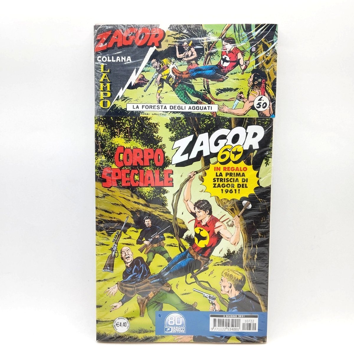 ZAGOR ZENIT N. 722 BLISTERATO CON STRISCIA N. 1 ANASTATICA ED. BONELLI  [BC-12]