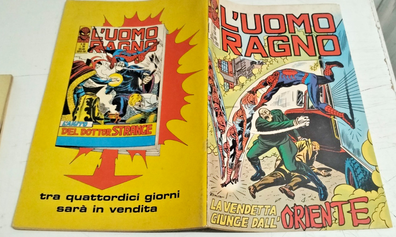 SPIDERMAN-UOMO RAGNO CORNO # 109-LA VENDETTA GIUNGE ... -1974- OTTIMO -NO RESO