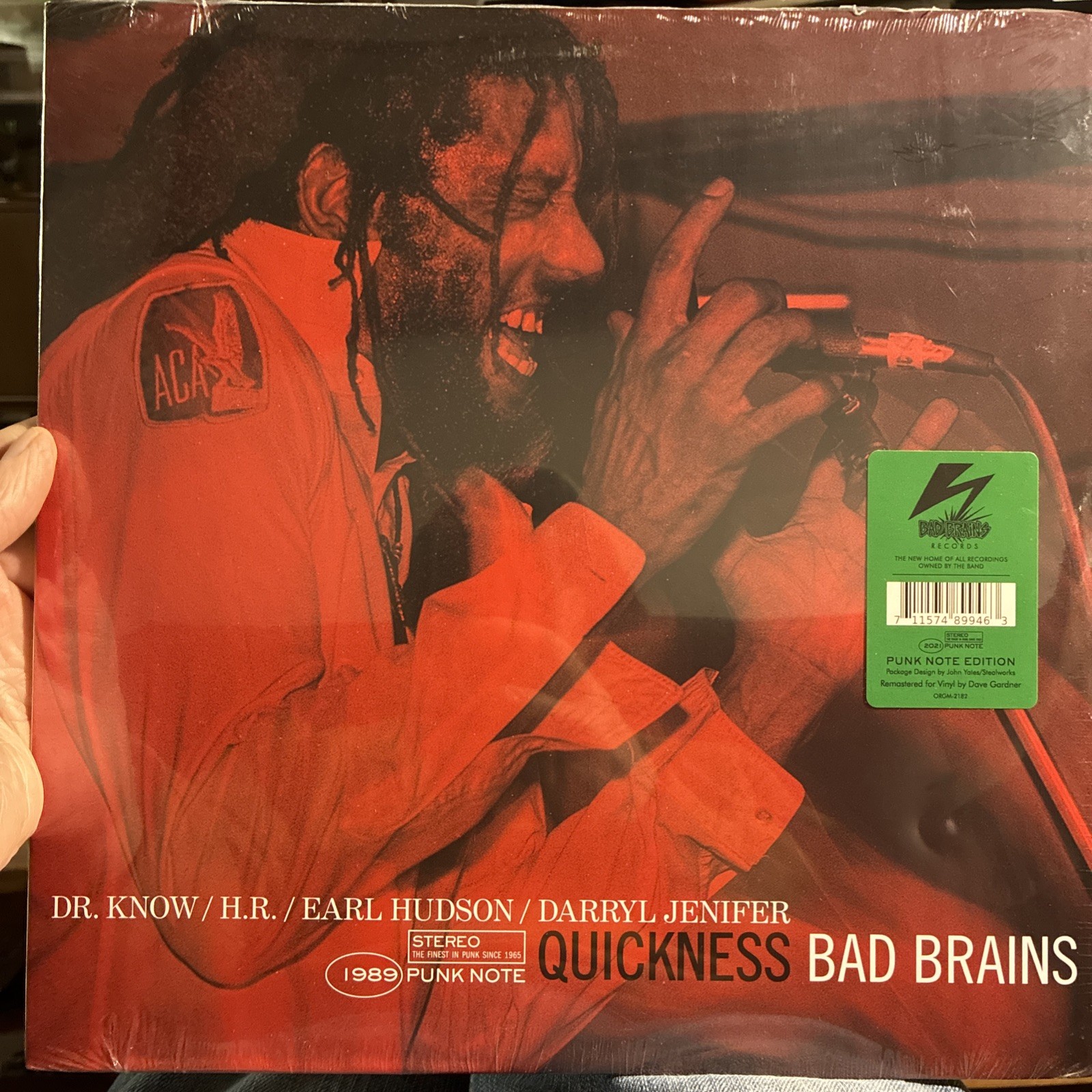 NEW SEALED-Bad Brains- Quickness - Punk Note Edition LP