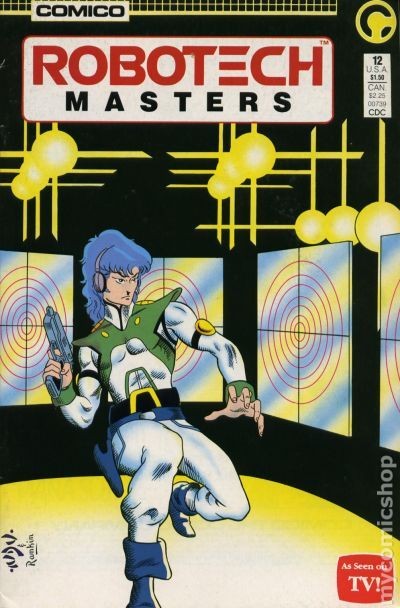 Robotech Masters #12 VG 1986 immagine stock basso grado