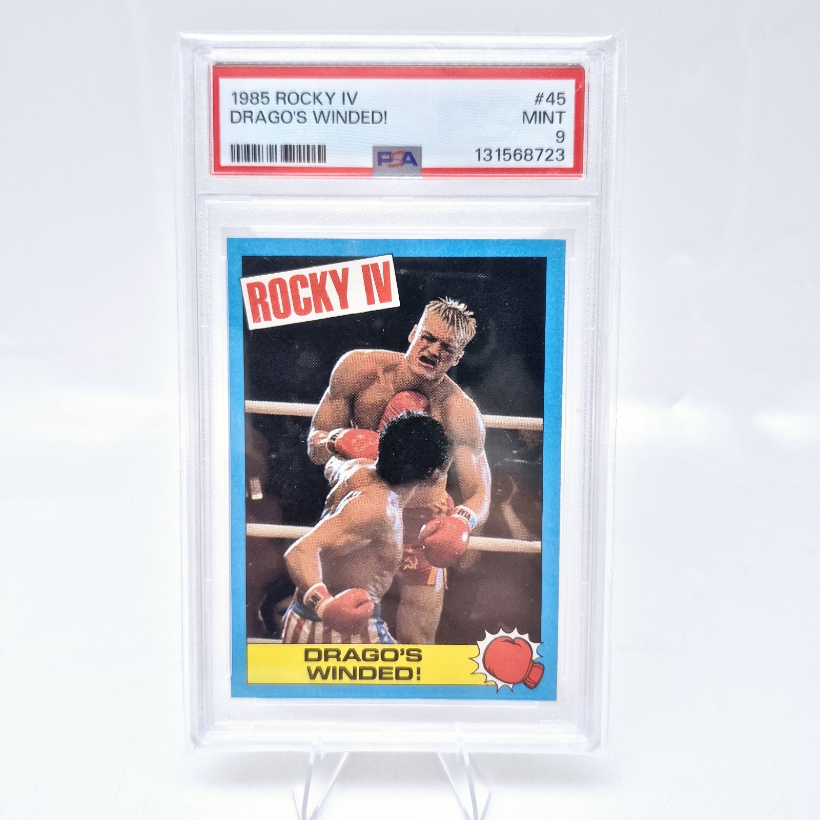 Rocky IV Ivan Drago 1985 avvolto #45 PSA 9 