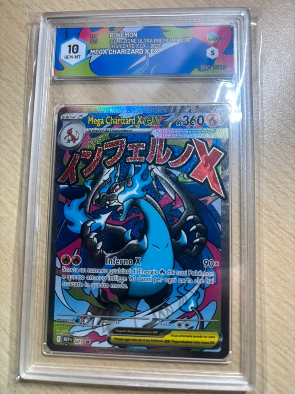 Mega charizard x ex #023 graad 10