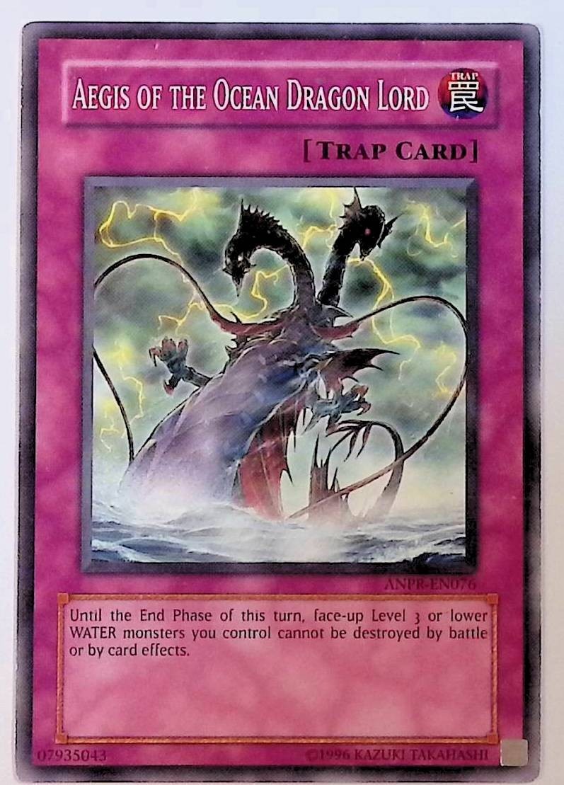 Aegida dell'Oceano Drago Signore Yu-Gi-Oh Antica Trappola Profezia Comune