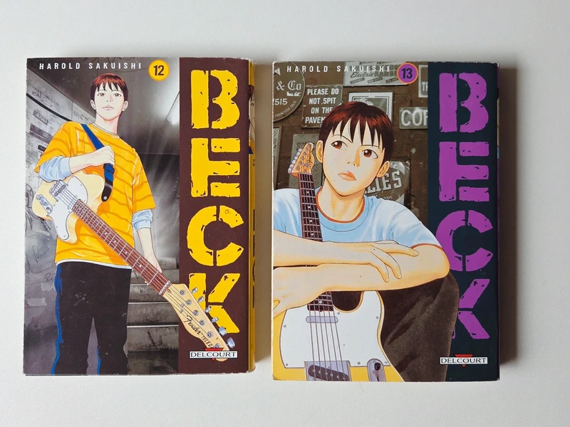 Lot BECK tomes 12 & 13 – Harold Sakuishi – Manga Delcourt Akata