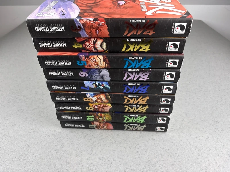 Lot Baki The Grappler tomes 3 à 11 – Keisuke Itagaki – Perfect Edition