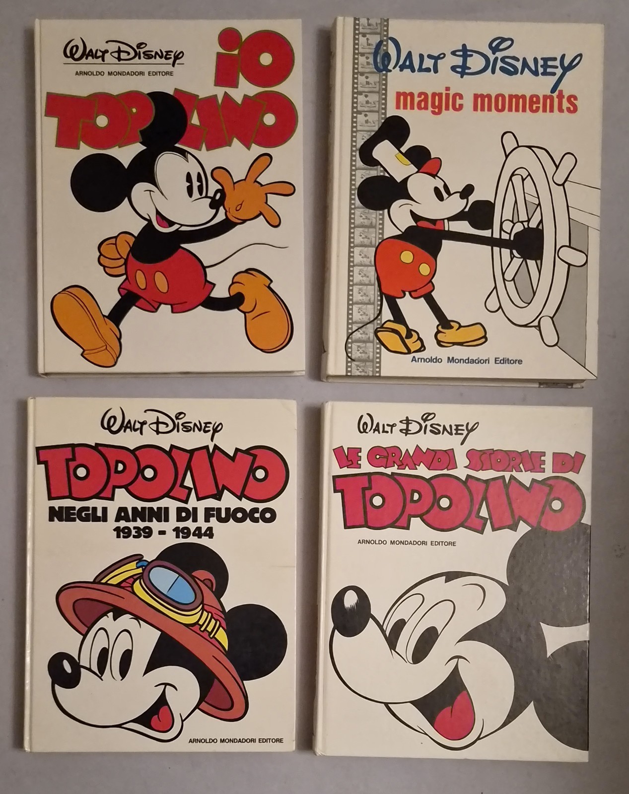 Walt Disney Libroni Topolino lotto 4 volumi vendo a scelta a 30€ a libro.