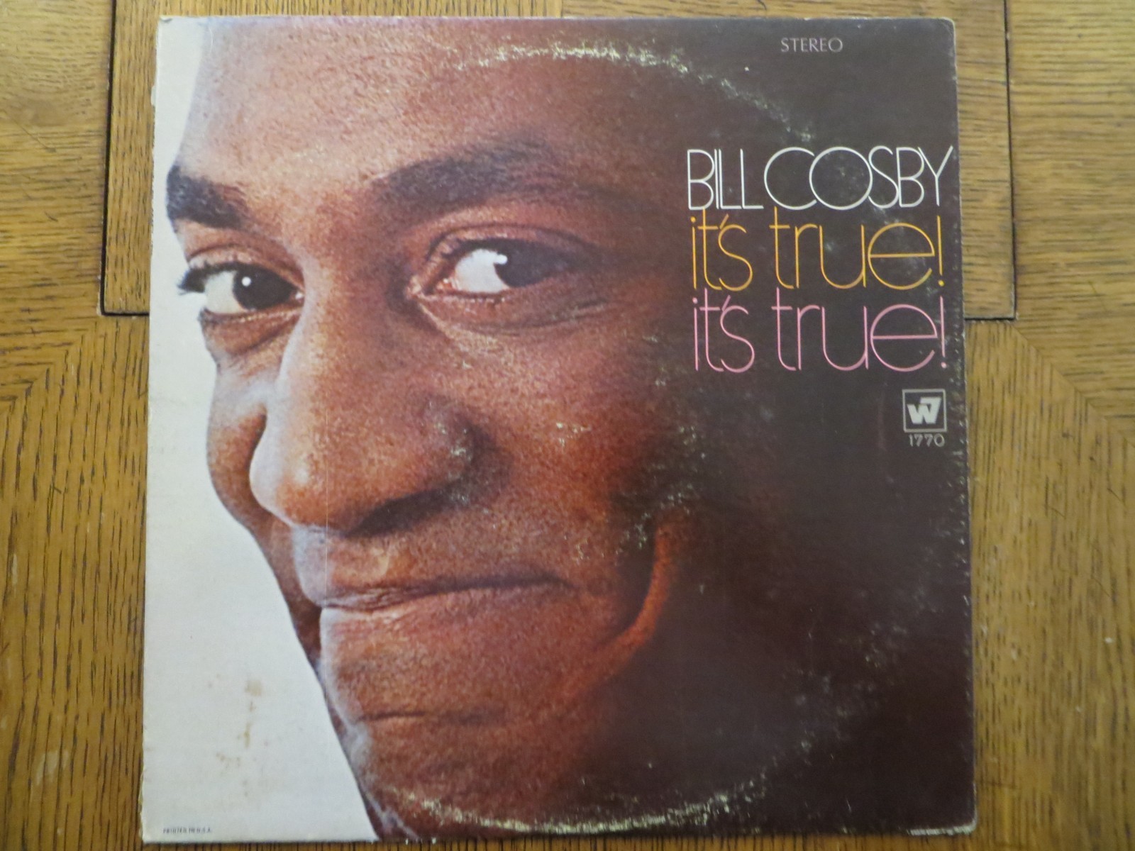 Bill Cosby – It's True! It's True! - 1969 - Warner Bros WS 1770 Vinyl LP VG/VG
