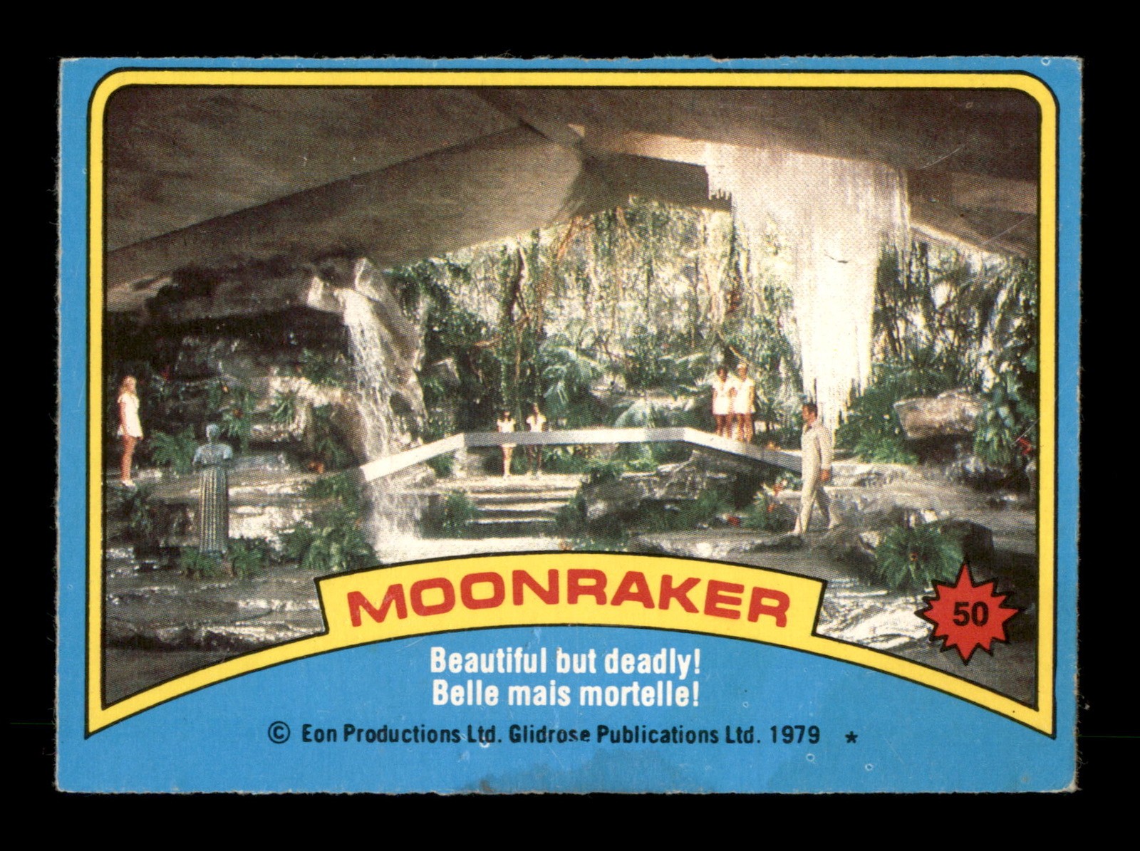 Bellissimo ma mortale! 50 carte collezionabili Moonraker Topps 1979 TCG CCG
