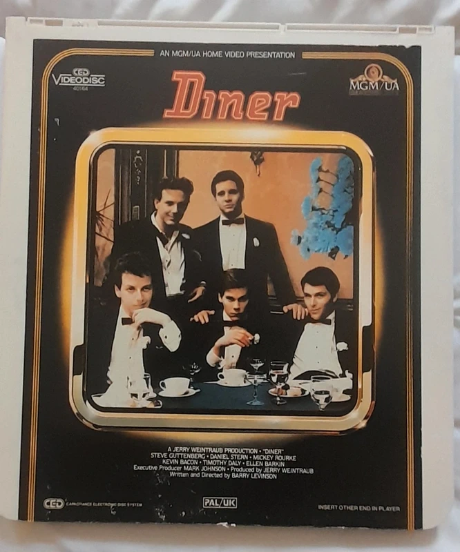 Videodisque ced rca - Diner (1982) - Version PAL/UK - Teste et fonctionnel