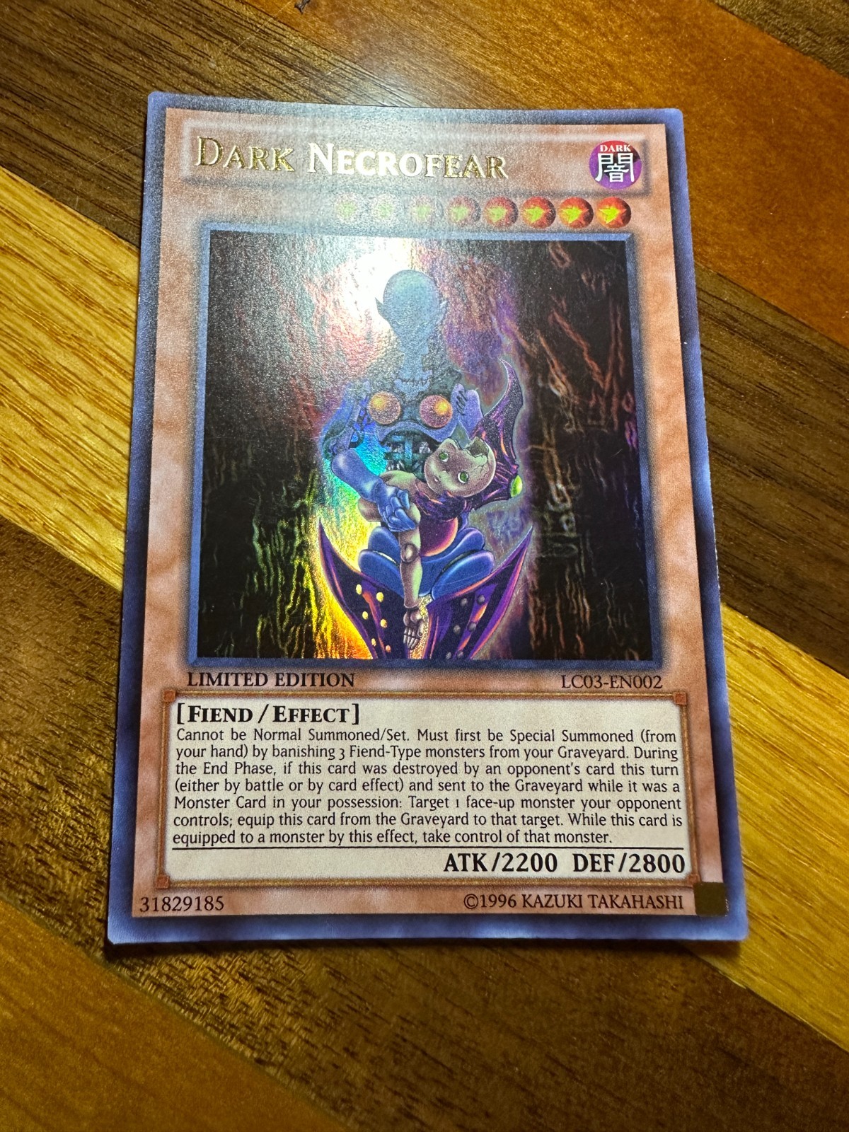 Dark Necrofear LC03-EN002 Limited Edition Ultra Rare PL + BONUS
