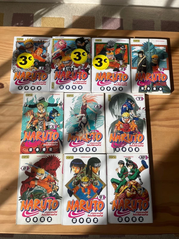 Naruto tome 1 à 10