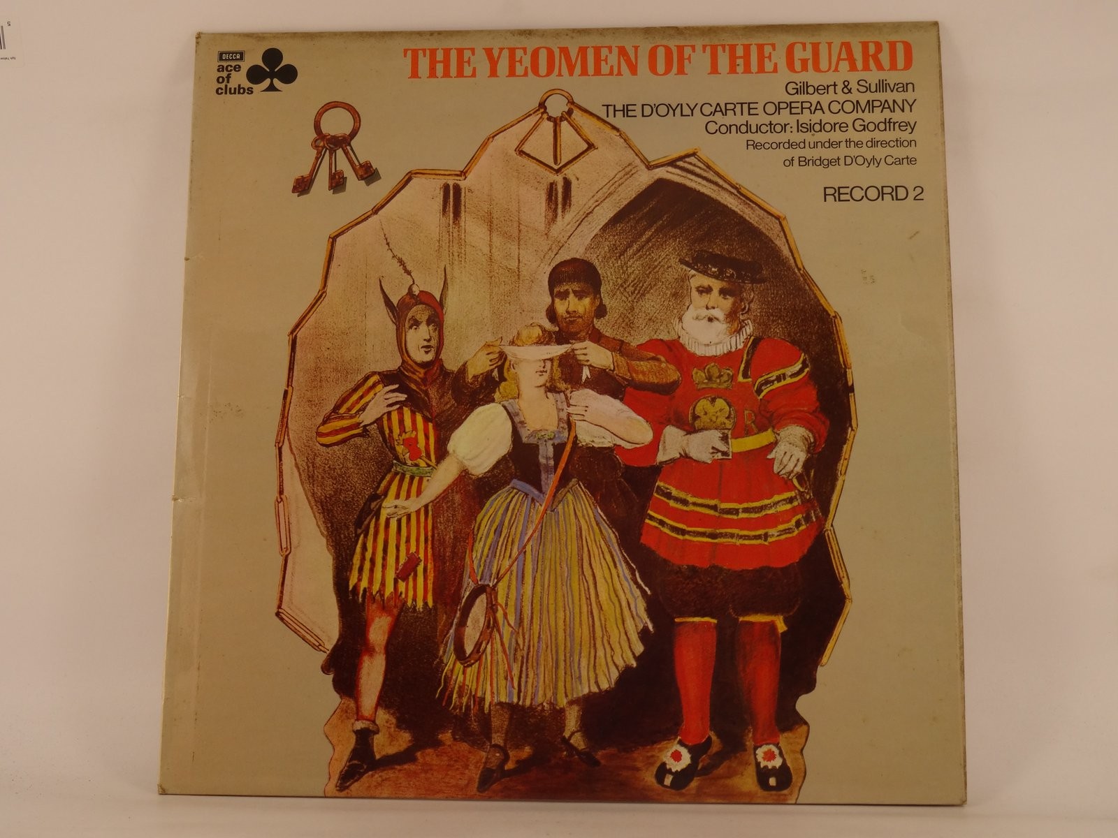 ISIDORE GODFREY THE YEOMAN OF THE GUARD (RECORD 2) (428) LP ACE OF CLUBS