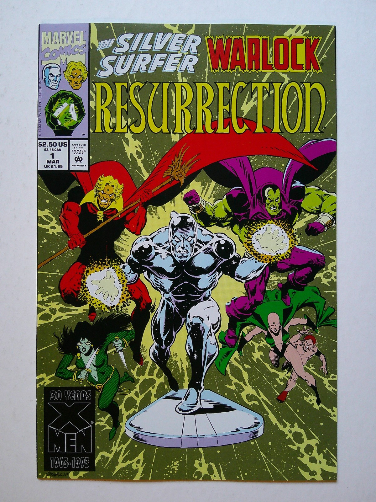 Silver Surfer Warlock - Resurrection #1 quasi nuovo - (Marvel Comics 1993)