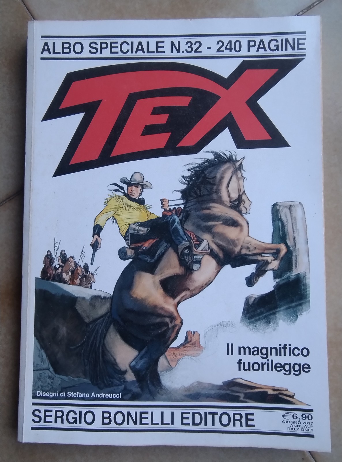 TEX Speciale (Texone) n. 32 - Il magnifico fuorilegge- Disegni Stefano Andreucci