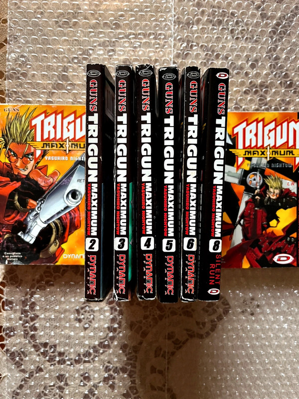 Lotto Trigun Maximum 1-9 manca il 7 Dynamic Prima Edizione