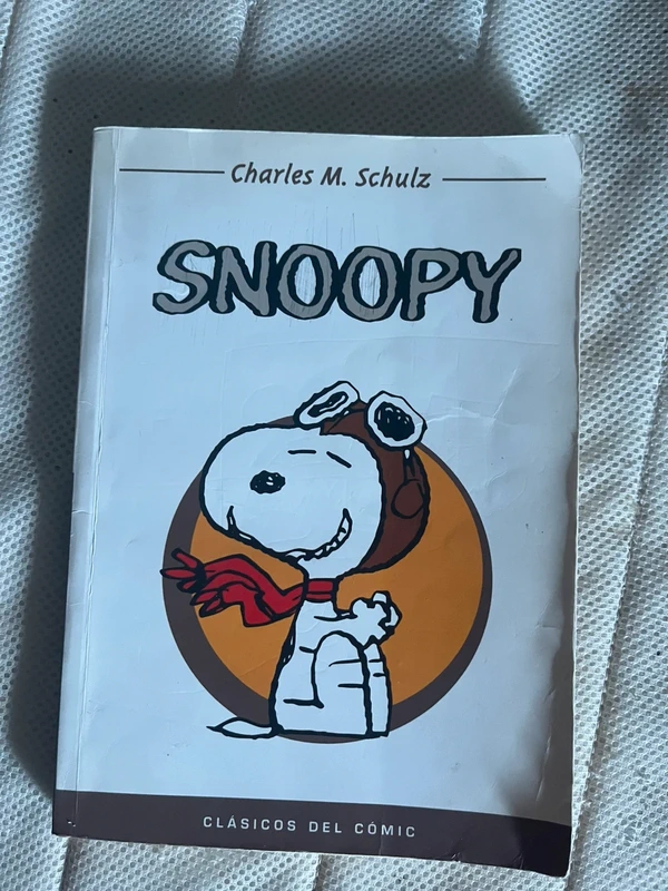 cómic antiguo a color snoopy