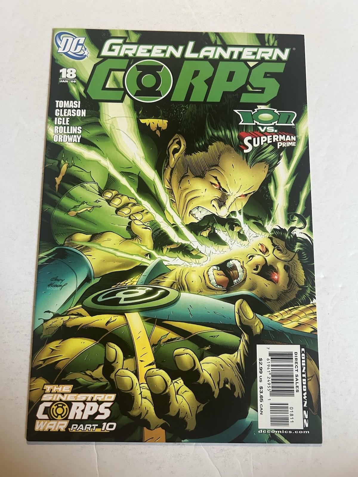 Green Lantern Corps #18 (DC Comics January 2008) NM